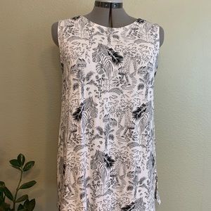 J.Jill Wearever Black and White Tunic